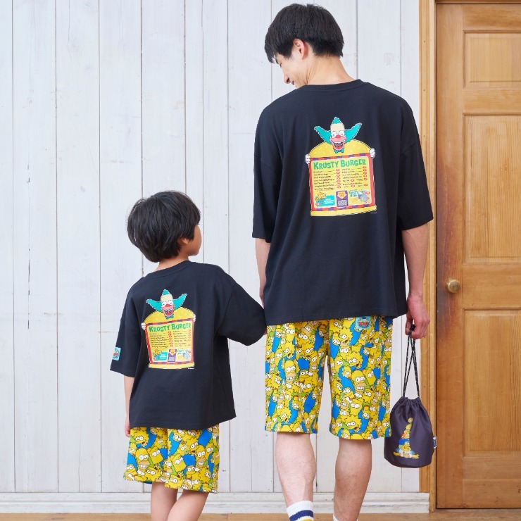 キッズ Tシャツ (110～130cm・LITTC・LINK＠・MINT/シンプソンズ