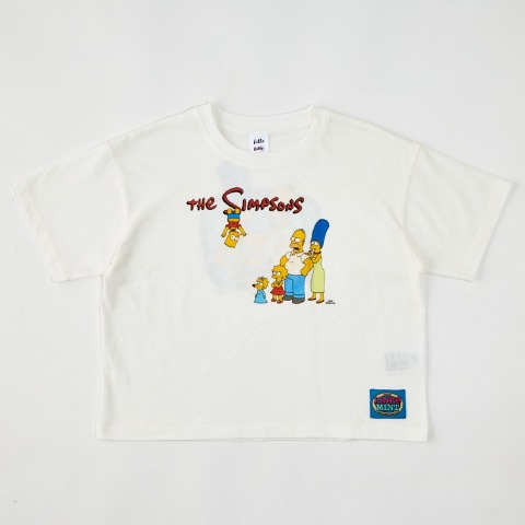 キッズ Tシャツ (110～130cm・LITTC・LINK＠・MINT/シンプソンズ