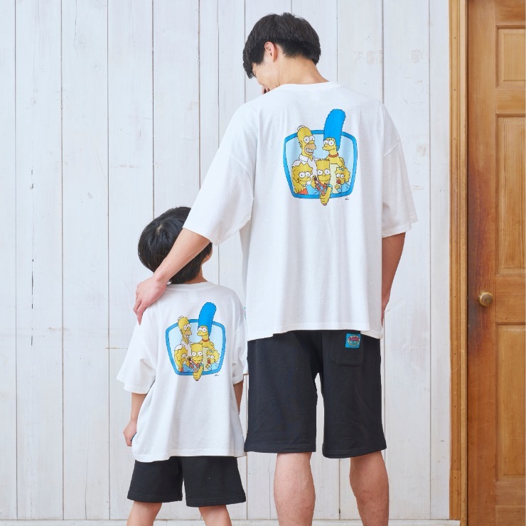 キッズ Tシャツ (110～130cm・LITTC・LINK＠・MINT/シンプソンズ