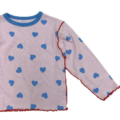 キッズ　airi総柄メローＴシャツ　（110～120cm　JUO）