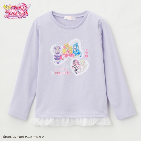 キッズ　Ｔシャツ（110~130cm・キミとアイドルプリキュア♪）