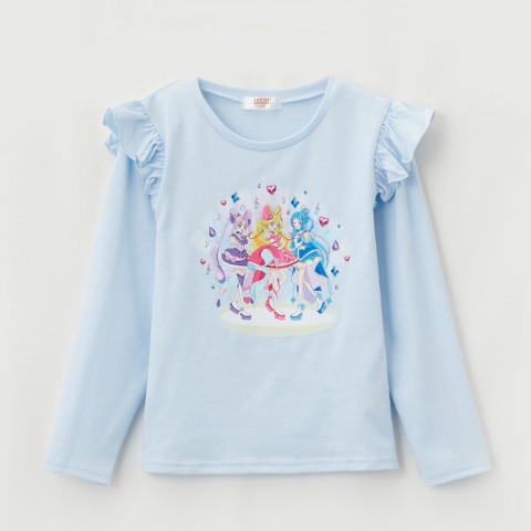 キッズ　Ｔシャツ（110~130cm・キミとアイドルプリキュア♪）