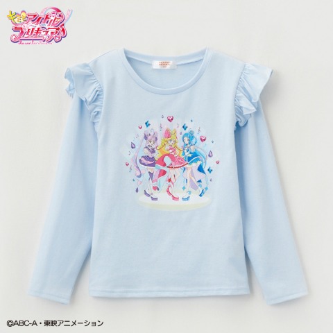 キッズ　Ｔシャツ（110~130cm・キミとアイドルプリキュア♪）