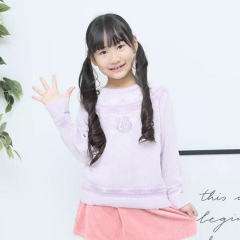 キッズ　ニットプルオーバー（110～120cm・RELA./Disney）