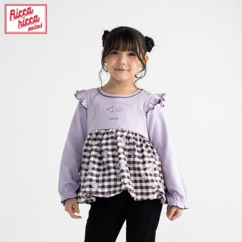 キッズ　チュニックプルオーバー（110～130cm・Riccariccamini/クロミ）