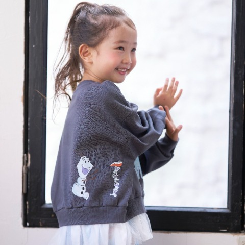 キッズ　トレーナー（110cm~130cm・LITTC FLAP!/Disney）