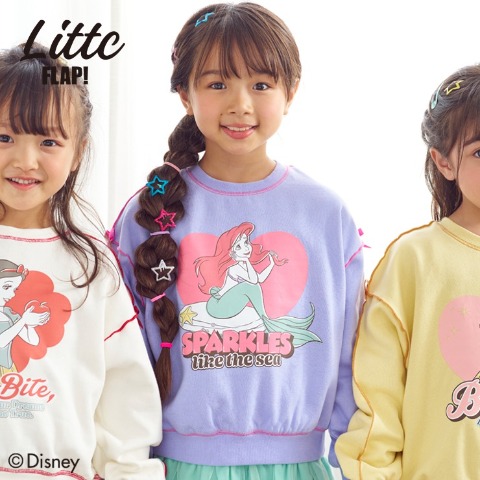 キッズ　トレーナー（110cm~130cm・LITTC FLAP!/Disney）