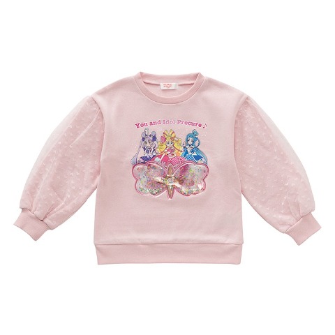キッズ　トレーナー（110cm～130cm・キミとアイドルプリキュア♪）