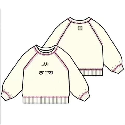 キッズ　ぱるたん顔トレーナー　（110～130cm・松本ひで吉）
