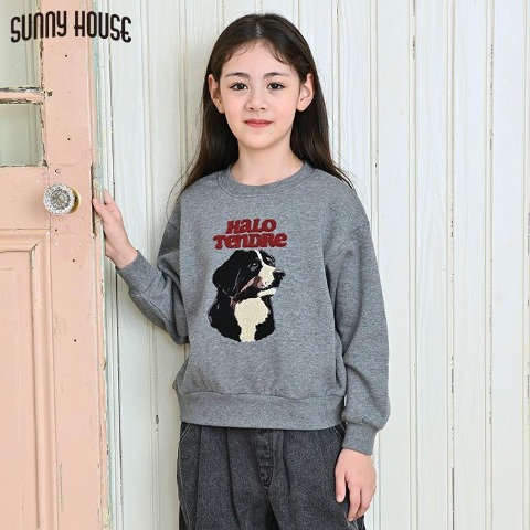 キッズ　裏起毛プルオーバー(120･130cm･SUNNY HOUSE）