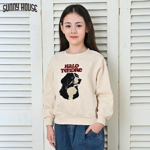 キッズ　裏起毛プルオーバー(120･130cm･SUNNY HOUSE）