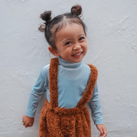 キッズ　ハイネックTシャツ（110・120cm・softchees）