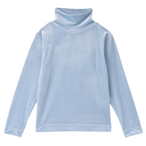 キッズ　ハイネックTシャツ（110・120cm・softchees）