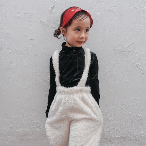 キッズ　ハイネックTシャツ（110・120cm・softchees）