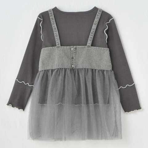 キッズ　ビスチェ+プルオーバー（120･130cm･SUNNY HOUSE）