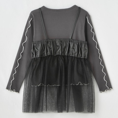 キッズ　ビスチェ+プルオーバー（120･130cm･SUNNY HOUSE）