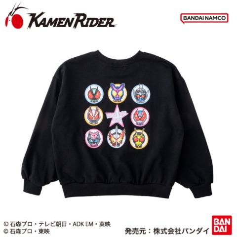 キッズ　トレーナー（110・120cm・仮面ライダー）