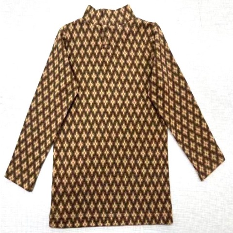キッズ　ハイネック長袖Tシャツ（110～130cm・ジャカードコレクション）