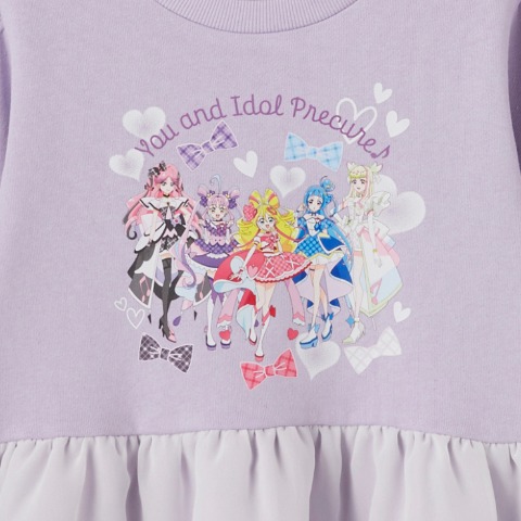 キッズ　トレーナー（110・120cm・キミとアイドルプリキュア♪）