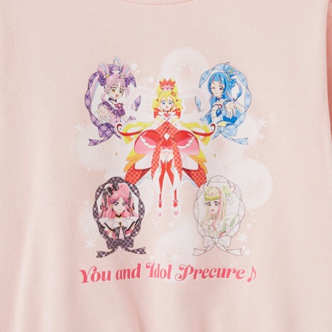 キッズ　トレーナー（110・120cm・キミとアイドルプリキュア♪）