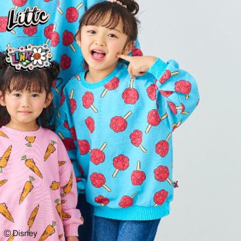 キッズ　トレーナー（110~130cm・LITTC/LINK@/Disney）