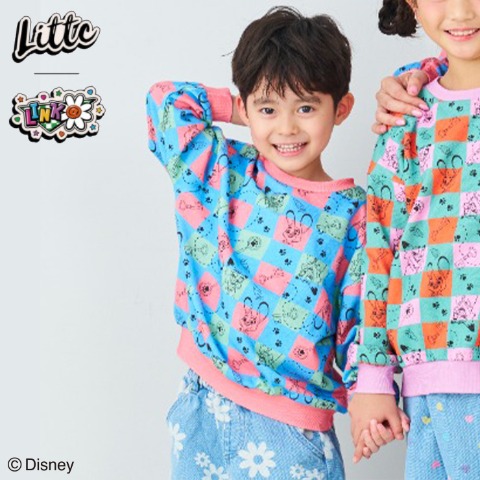 キッズ　トレーナー（110~130cm・LITTC/LINK@/Disney）