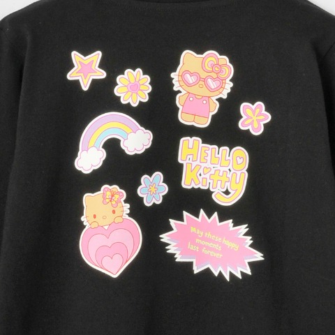 キッズ　長袖Tシャツ（120・130cm・ハローキティ/ヘビロテ）