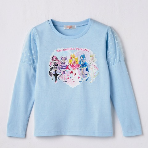 キッズ　Tシャツ（110・120cm・キミとアイドルプリキュア♪）