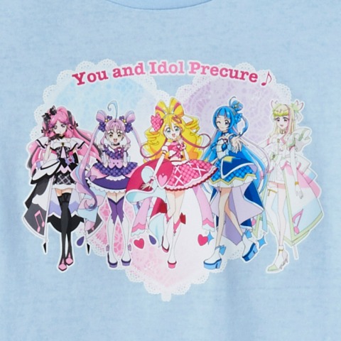 キッズ　Tシャツ（110・120cm・キミとアイドルプリキュア♪）