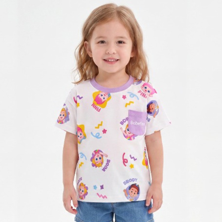 キッズ 半袖Tシャツ（110～130cm・Bebefin） | しまむら | しまむらパーク