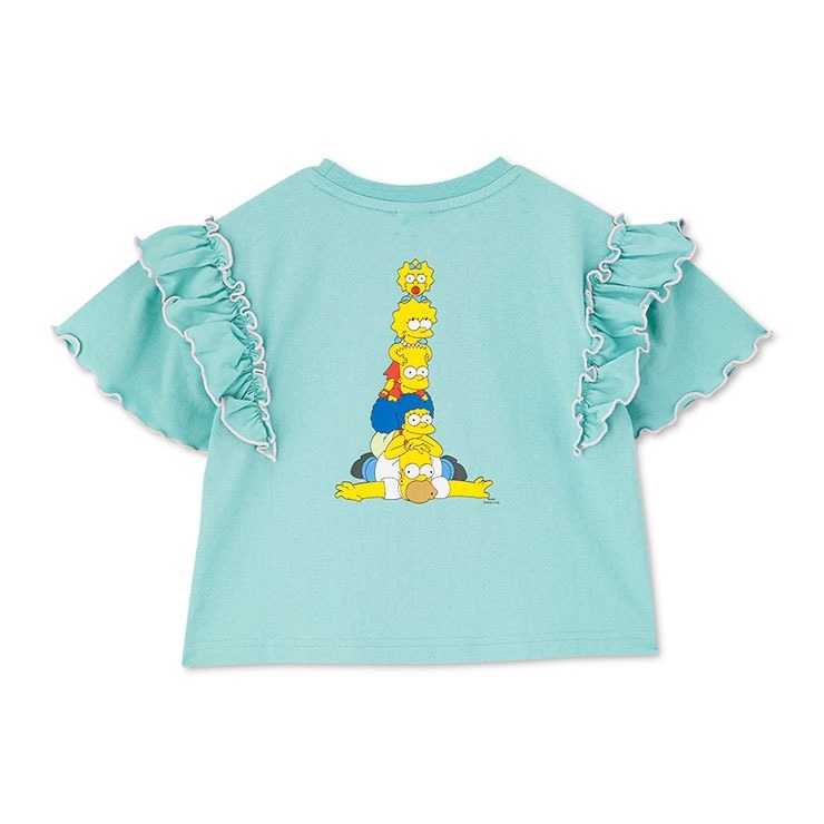 キッズ Tシャツ (110～130cm・LITTC・LINK＠・MINT/シンプソンズ