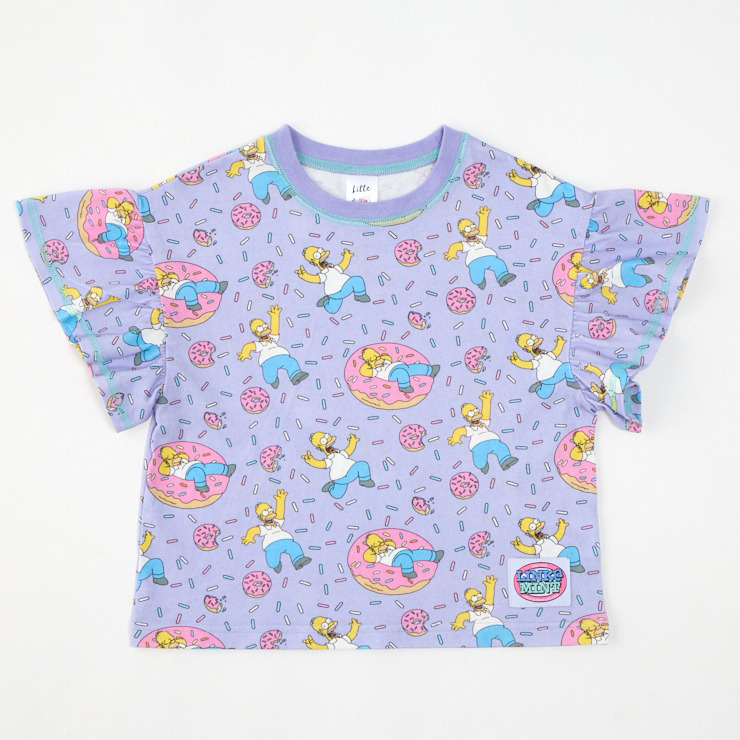 キッズ Tシャツ (110～130cm・LITTC・LINK＠・MINT/シンプソンズ