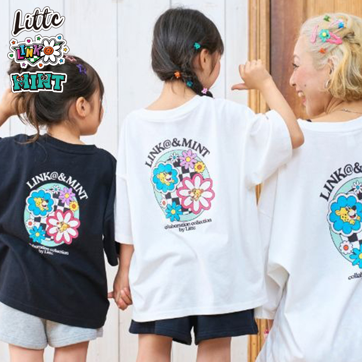 キッズ Tシャツ (110～130cm・LITTC・LINK＠・MINT) | しまむら