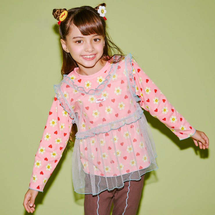 【ポルカ、村娘、マーチ、小品】 チャコット衣裳 美品 キッズ・ジュニア６着 キッズ ビスチェ+ロンT（110・120cm・wiggle wiggle） | しまむら