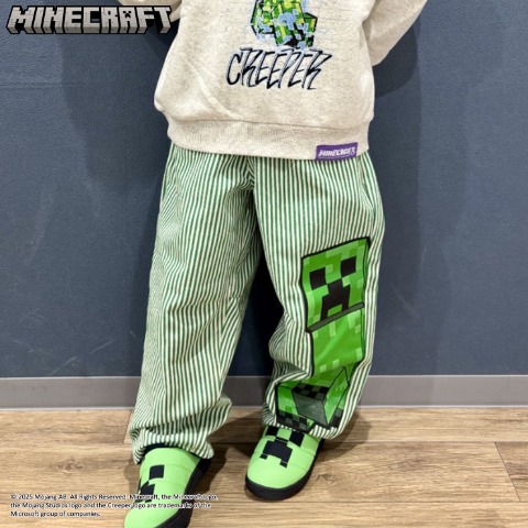 キッズ　ロングパンツ（110cm～130cm・マインクラフト/チマジロ）