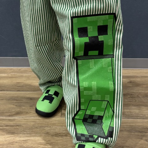 キッズ　ロングパンツ（110cm～130cm・マインクラフト/チマジロ）