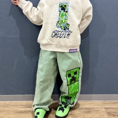 キッズ　ロングパンツ（110cm～130cm・マインクラフト/チマジロ）