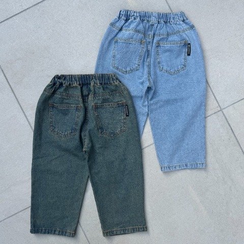 キッズ　ヴィンテージ風デニムパンツ（110～130cm・RRmoment/RINA）