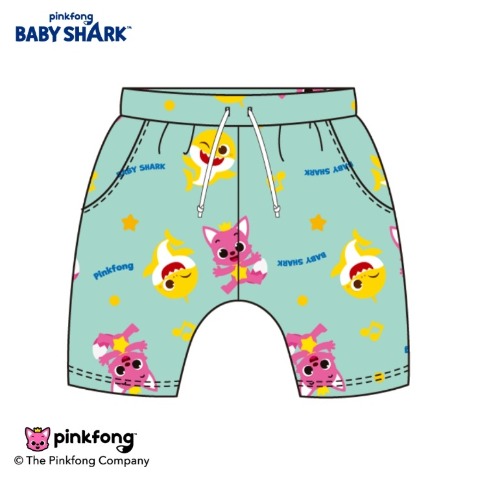 キッズ　パンツ（110～120cm・ベイビーシャーク）