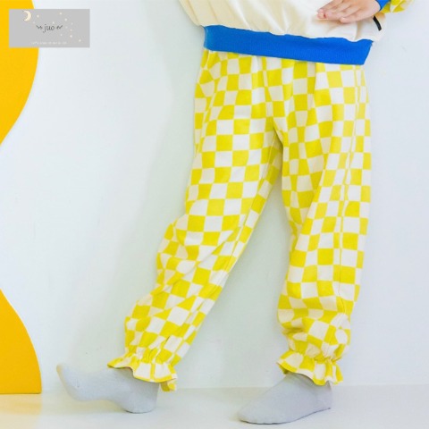 キッズ　airiチェッカーピエロパンツ　（110～120cm　JUO）
