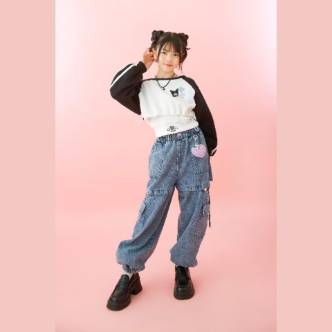 キッズ　ロングパンツ（120cm・130cm・Lily Chuu）