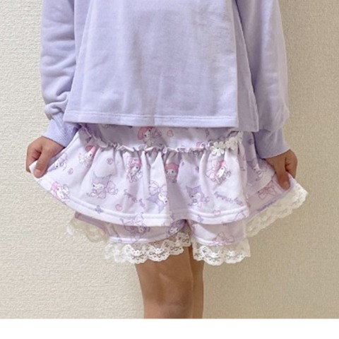 キッズ　キュロット（110~120cm・マイメロディ・クロミ）