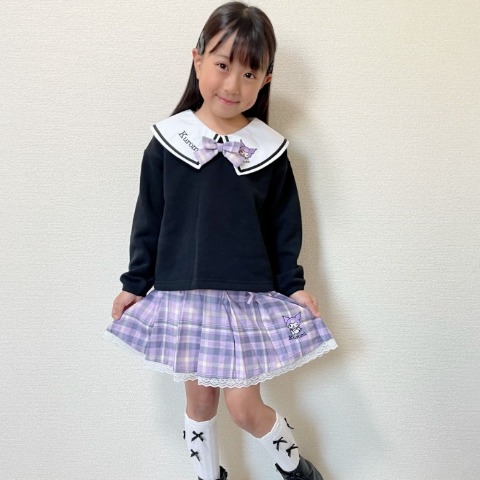 キッズ　スカート（110cm～130cm・クロミ）