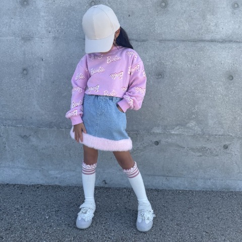キッズ　スカート（110cm～130cm・Barbie）