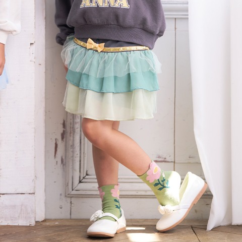 キッズ　スカート（110cm~130㎝・LITTC FLAP!/Disney）
