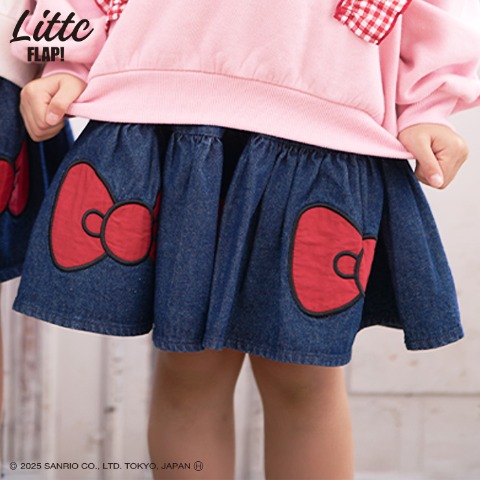 キッズ　スカート（110cm～130cm・LITTC FLAP!/サンリオキャラクターズ）