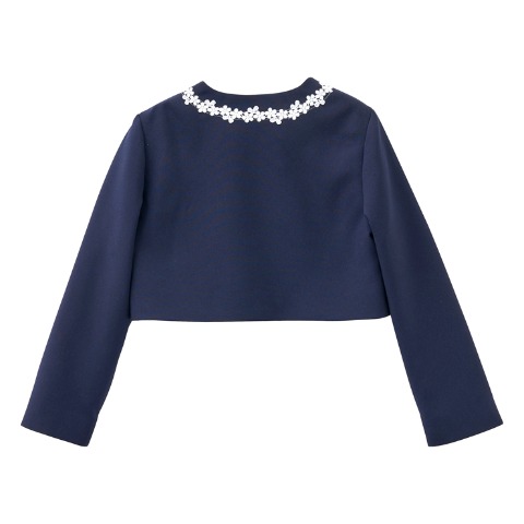 キッズ　ボレロ＋ジャンパースカート+リボン　3点セット（110～130cm・キッズフォーマル）