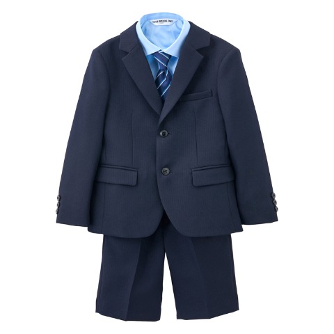 キッズ　入学スーツ　フォーマル4点セット（110～130cm・キッズフォーマル）