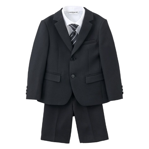 キッズ　入学スーツ　フォーマル4点セット（110～130cm・キッズフォーマル）