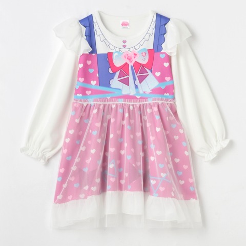キッズ　ワンピース（110～130cm・ひみつのアイプリ）